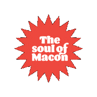 Maconga Sticker by Visit Macon