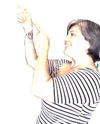 adrianasatxrealtor look pointing attention view Sticker