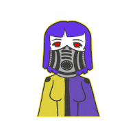 Sad Girl Sticker