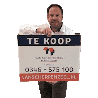 Makelaar Verkocht Sticker by Van Scherpenzeel Makelaars
