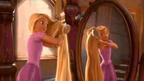 hair rapunzel GIF