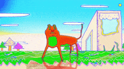 hotregards dog butt fart sniff GIF
