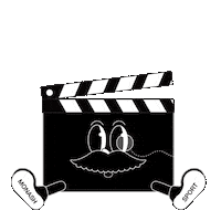 Film Moustache Sticker by Monash Sport