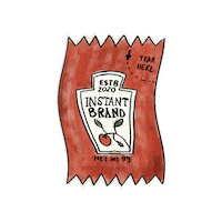 thatinstantbrand ketchup instantbrand Sticker