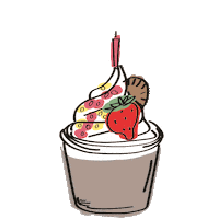 Coffee Celebrate Sticker by Yoghurt Barn