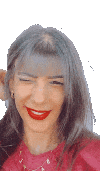 Girl Smile Sticker