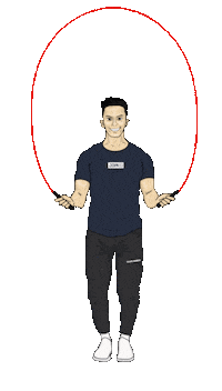 Jump Skipping Sticker by TeamJoined