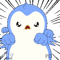 Angry Bad Boy Sticker by Pudgy Penguins