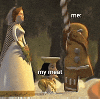 Gingerbread Man Lol GIF by EsZ  Giphy World