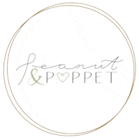 PeanutandPoppet eco peanut eco-friendly happy mail Sticker