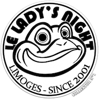 Night Frog Sticker by Limoges Handball