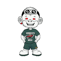 Minnesota Wild Sticker by Zhot Shop