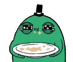 Sad Food Sticker by Incrediville