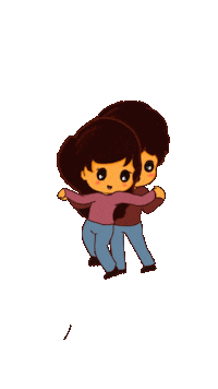 SushMoonTele dance night couple romance Sticker