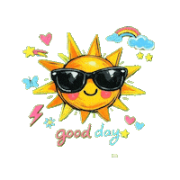 Happy Good Day Sticker