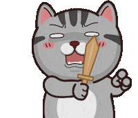 Cat Hate Sticker by VITA VITA ‧ 塔仔不正經