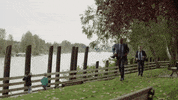 Television Show Running GIF by Hallmark Mystery