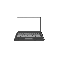 Computer Laptop Sticker by soportealpha