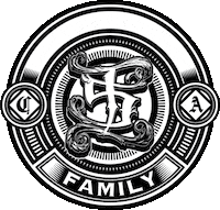 inkslingersstudio tattoo tattoo shop black and grey world famous Sticker