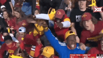 celebrate iowa state football fans iowa state cyclones swag surf GIF