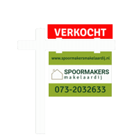 spoormakersmakelaar verkocht spoormakers makelaardij Sticker