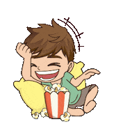 Rollingonthefloorlaughing Sticker by DW MARCENARIA