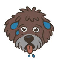 Shaggy Dog Hotdog Sticker