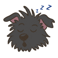 Cartoon Dog Sticker