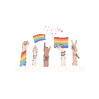Pride Day Sticker by Cal State East Bay