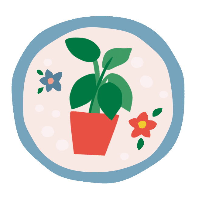 Plant Pot Sticker by Babipur