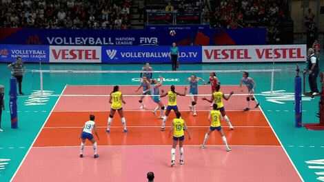 Hit Attack GIF by Volleyball World