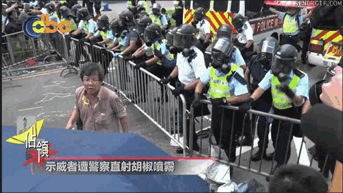 hong kong protest GIF by Cheezburger