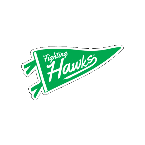 North Dakota Hawks Sticker by University of North Dakota
