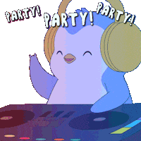 Happy Dance Sticker by Pudgy Penguins