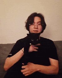 Long Hair Glasses GIF