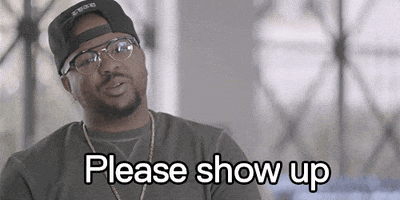 vh1 vh1 show up signed don't be late GIF