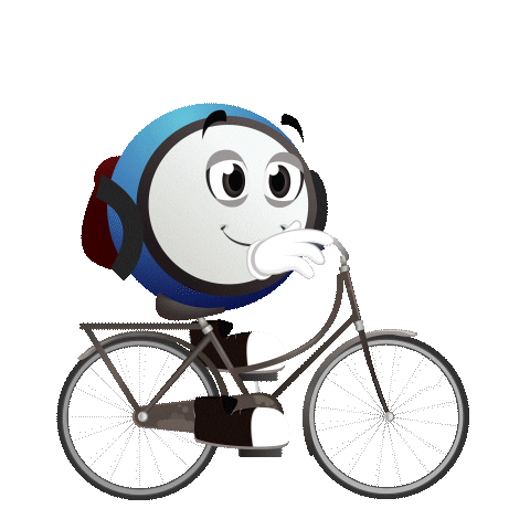 GamePointBingo giphyupload cycling bicycle bingo Sticker