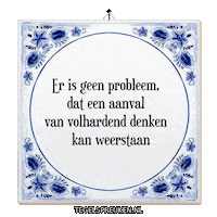 Humor Focus Sticker by Tegelspreuken.nl