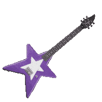 Star Guitar Sticker by UrbanOutfitters