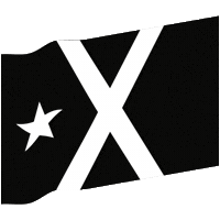primariesg flag barcelona catalunya negra Sticker