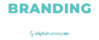 digitalrunway branding graphic design web design just launched Sticker