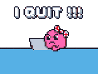 Frustrated Pixel Art Sticker by Potatozzz by 9GAG