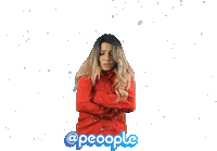 snow freezing Sticker by Peoople