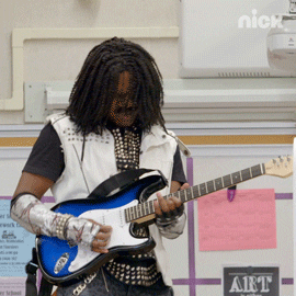 Jamming Rock On GIF by Nickelodeon