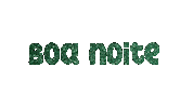 Boa Noite Glitter Sticker