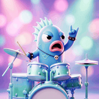 Drumming Heavy Metal GIF by Bubba's LA