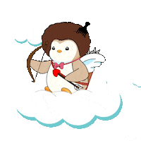 In Love Couple Sticker by Pudgy Penguins