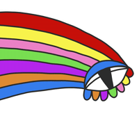 Mardi Gras Summer Sticker by Jeff McCann