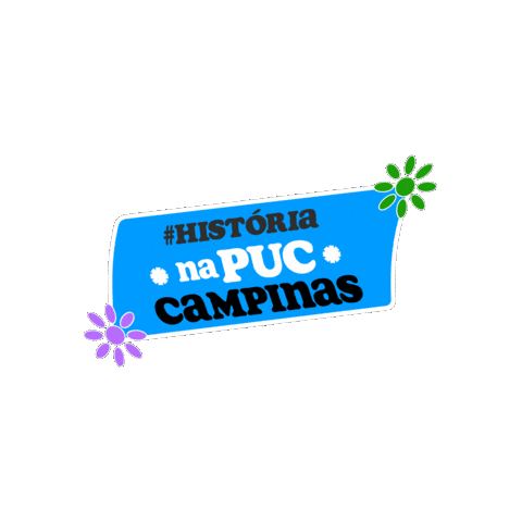 Historia Puc Sticker by PUC-Campinas
