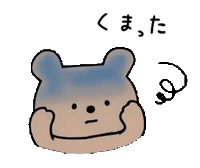 mm_goodlife kawaii bear japanese trouble Sticker
